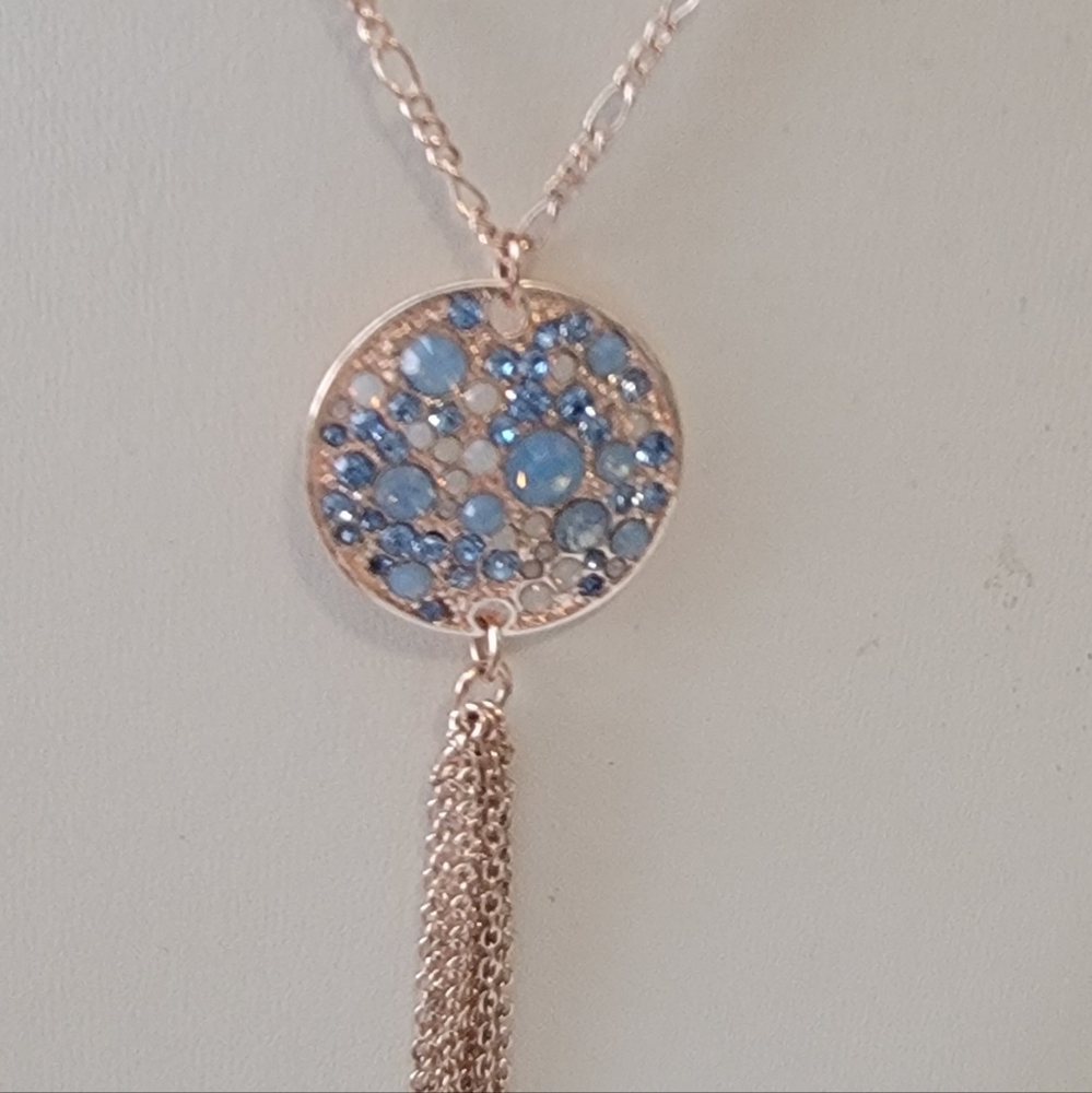 Liz Clairborne Blue Rhinestone